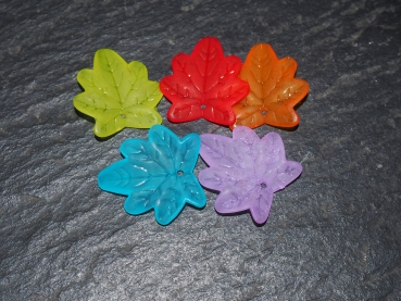 Acryl Blatt 26 mm bunt